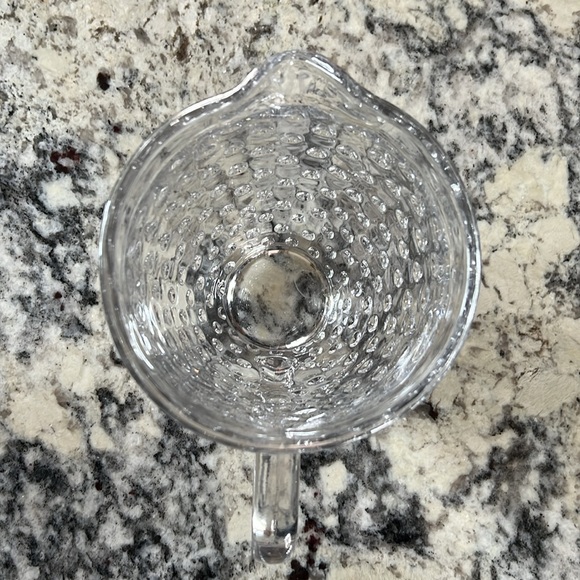 Large 40.5 oz Glass Hobnail Pitcher - Picture 11 of 13